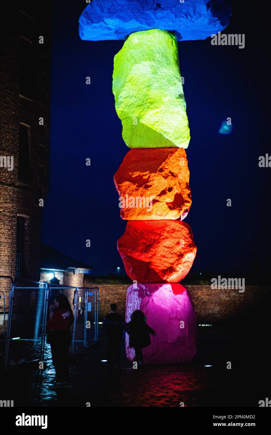 Pride Statue in the Docks of Liverpool Stock Photo Alamy