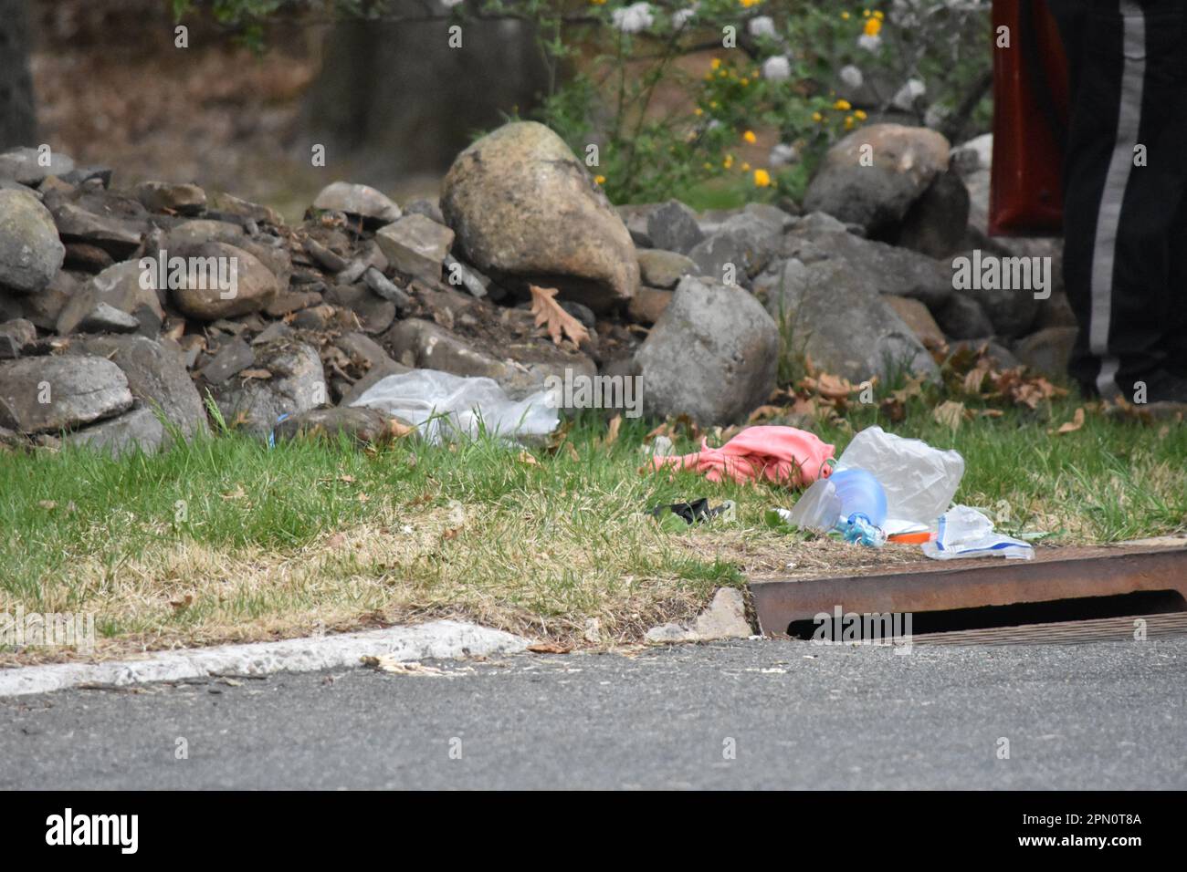 Franklin Lakes, United States. 15th Apr, 2023. Breathing equipment at
