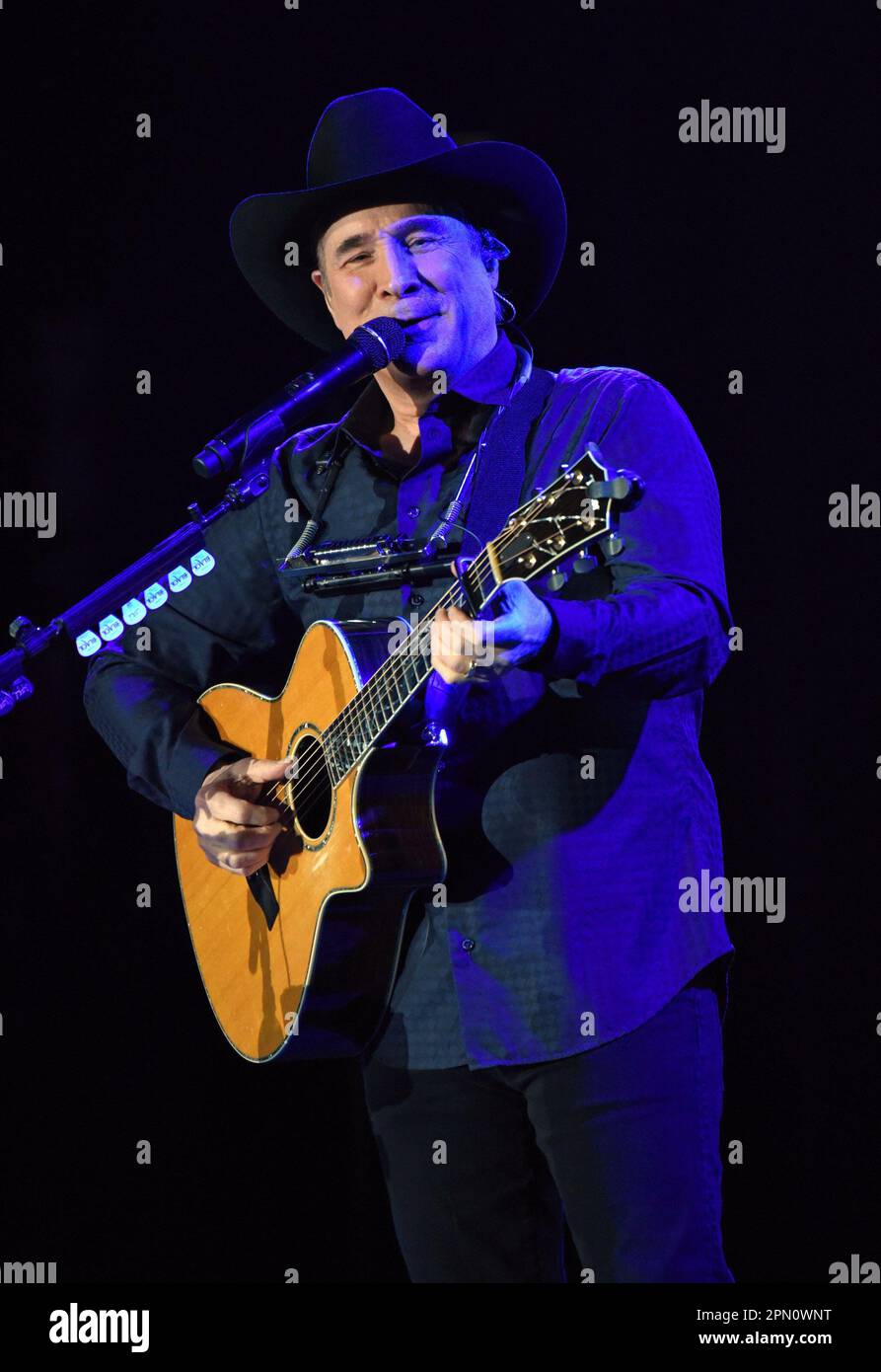 Hiawassee, GA, USA. 15th Apr, 2023. Clint Black on stage for Clint