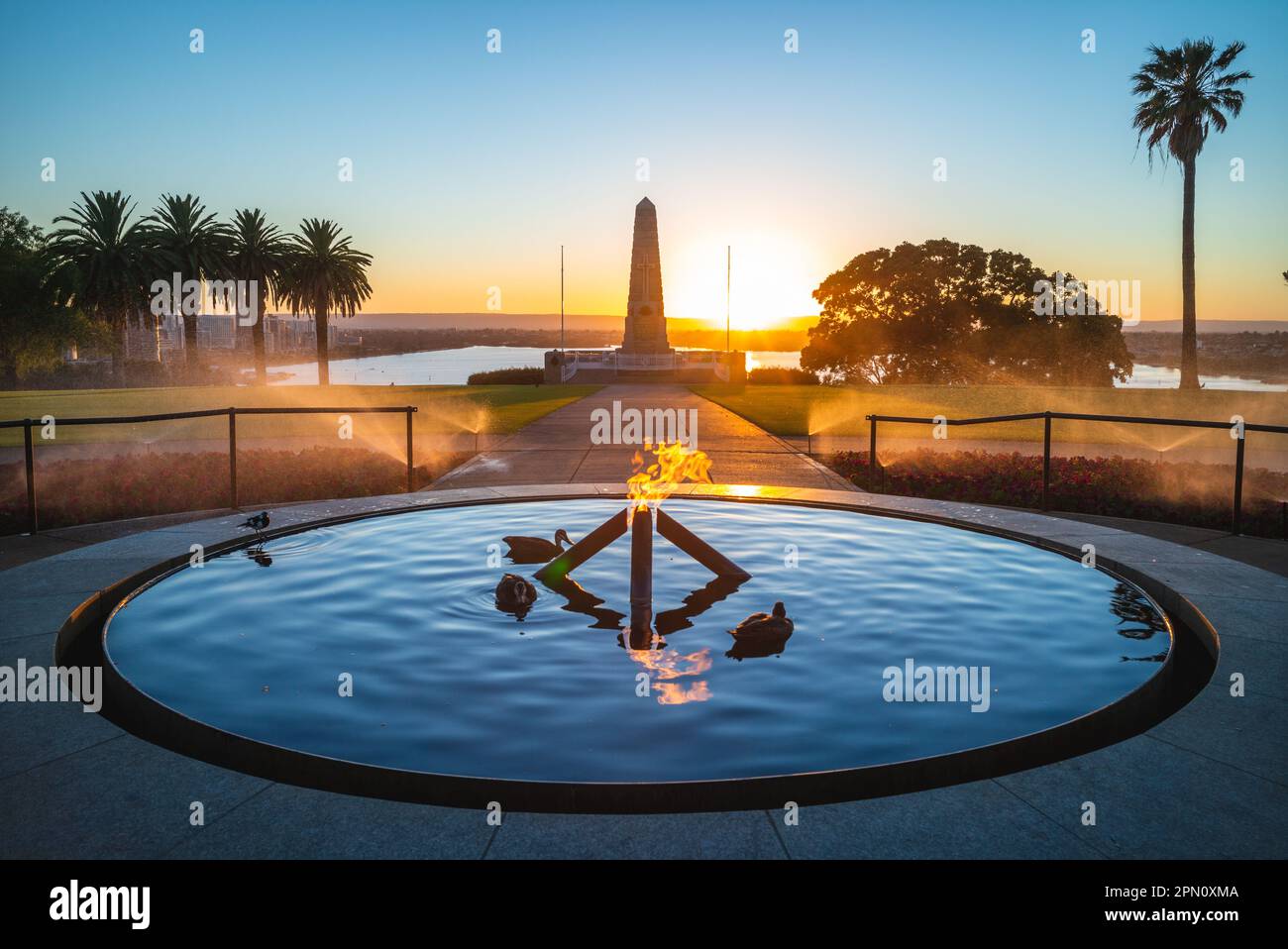 January 17, 2019: The State War Memorial Cenotaph at kings park in perth, australia, unveiled in the year of the Centenary of Western Australia, 24 No Stock Photo
