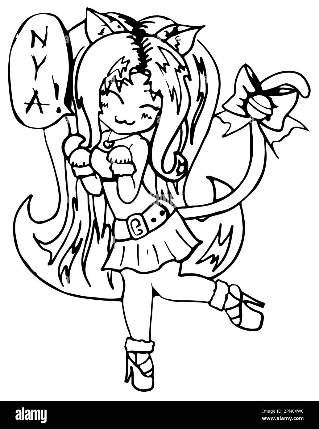 Cartoon Girl Doodle Kawaii Anime Coloring Page Cute Illustration Character  Clipart Chibi Manga, Car Drawing, Anime Drawing, Cartoon Drawing PNG and  Vector with Transparent Background for Free Download