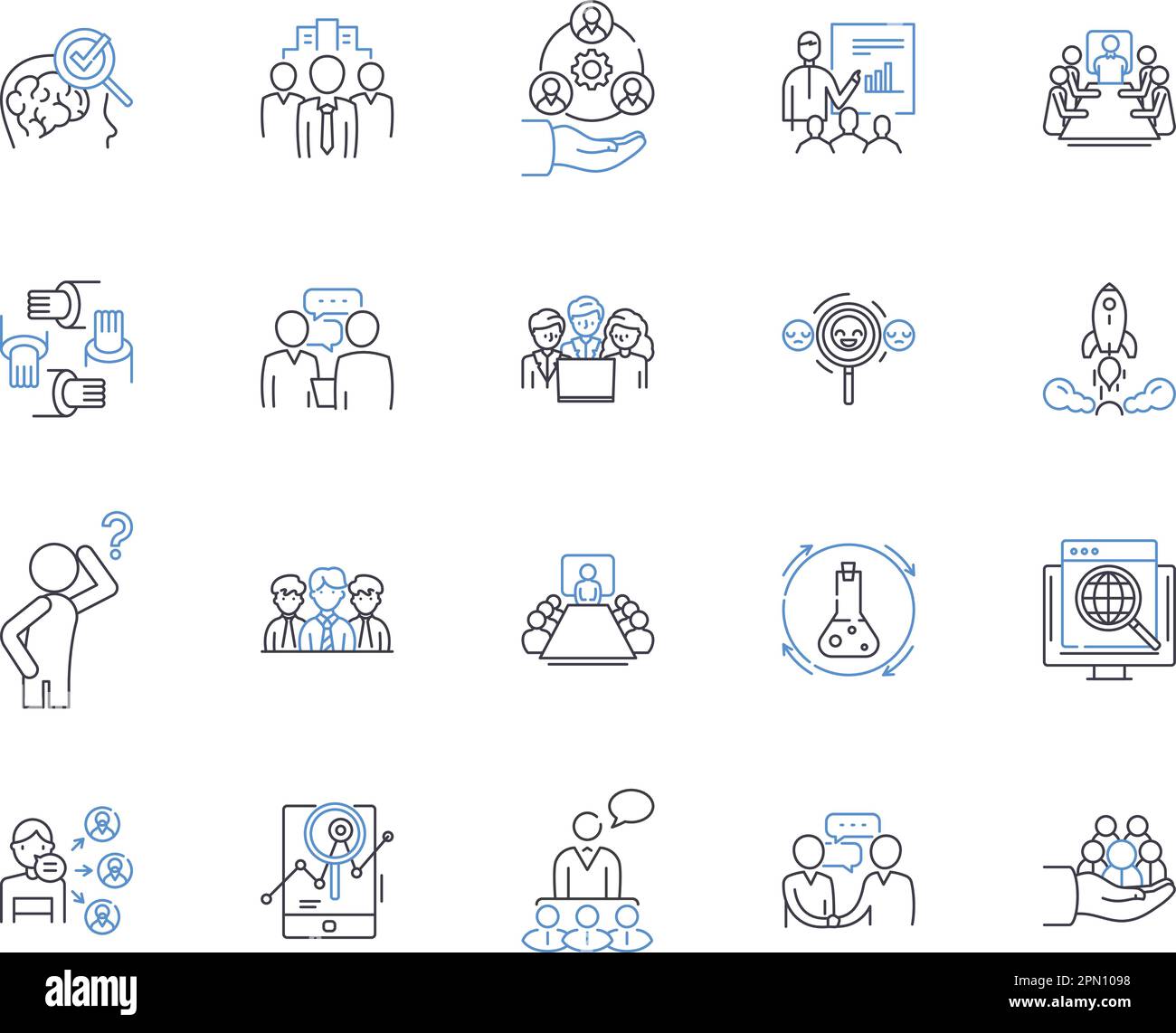 Teambuilding icons outline icons collection. Team, building, icons