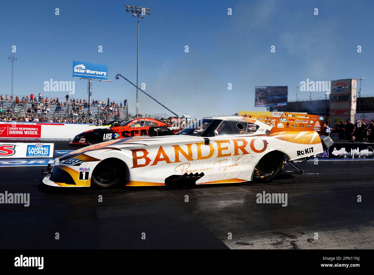 LAS VEGAS, NV - APRIL 15: Alexis DeJoria (7 FC) Bandero Tequila/ROKIT ...
