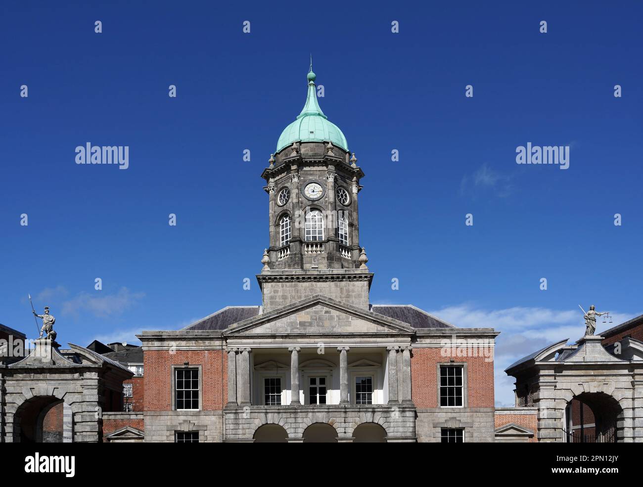 Dublin Castle, clocktower and gatehouse Stock Photo Alamy