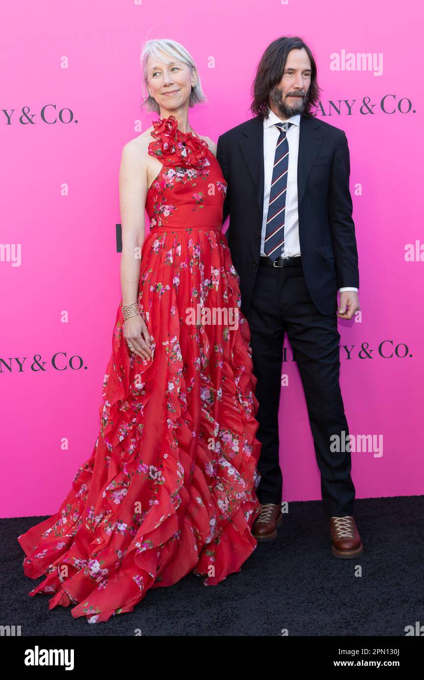 Los Angeles, USA. 15th Apr, 2023. Alexandra Grant and Keanu Reeves attend the arrivals of The