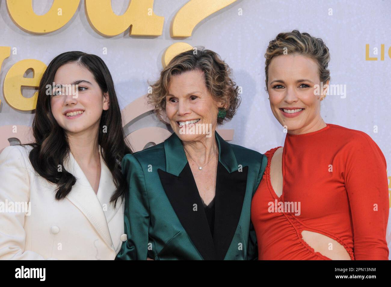 Los Angeles, CA. 15th Apr, 2023. Abby Ryder Fortson, Judy Blume, Rachel ...