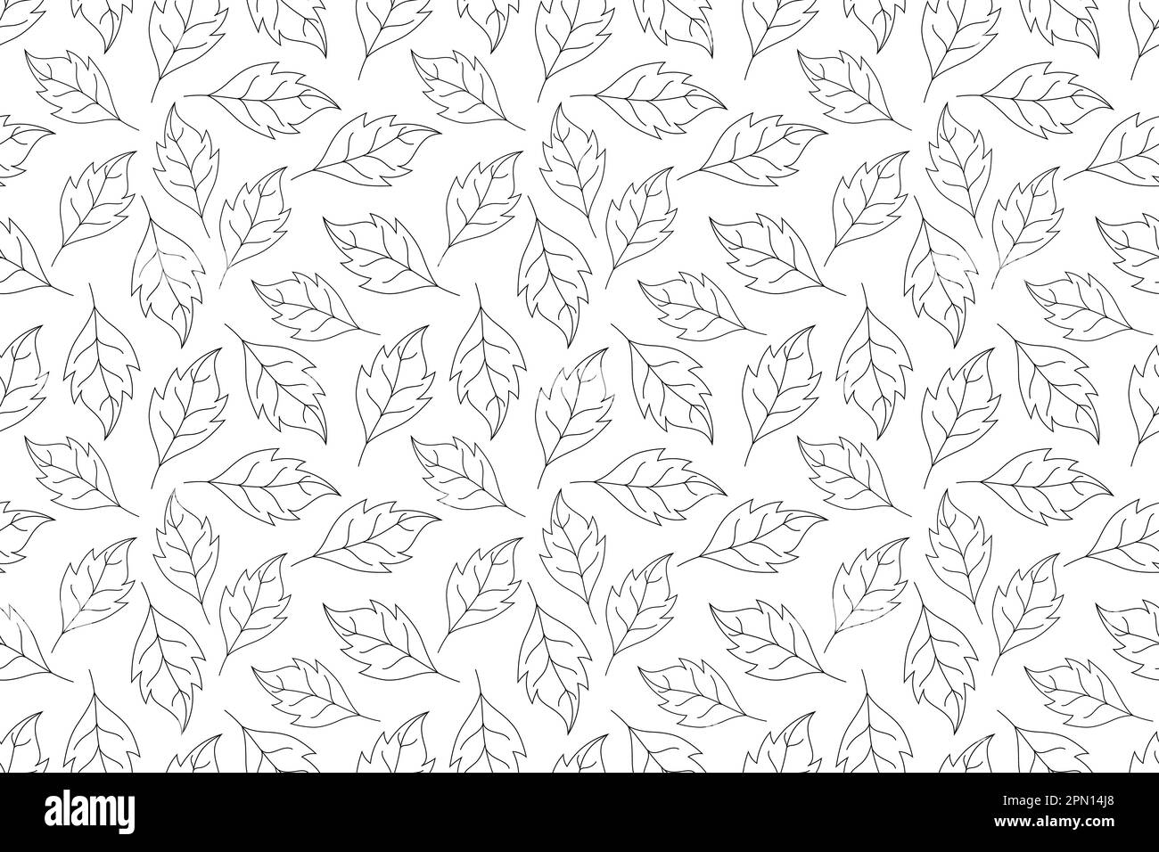 Seamless black and white background. Floral, ethnic, hand drawn elements  for design. Good for coloring book for adults or design of wrapping and  textile. Vector illustration Stock Vector Image \u0026 Art -, image size:1300x956