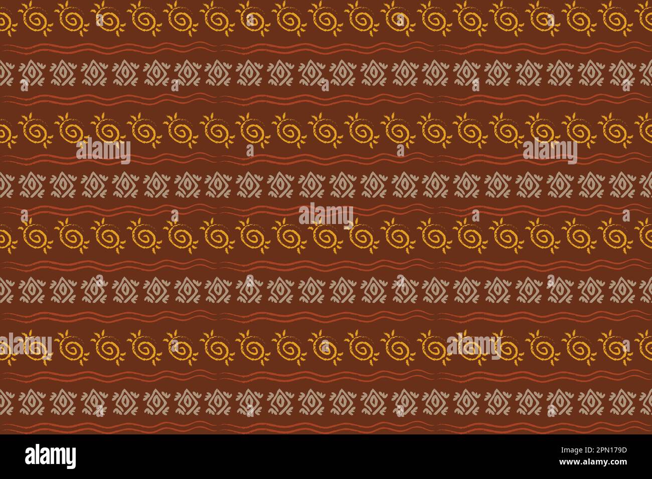 African ethnic traditional pattern . seamless beautiful Kitenge ...