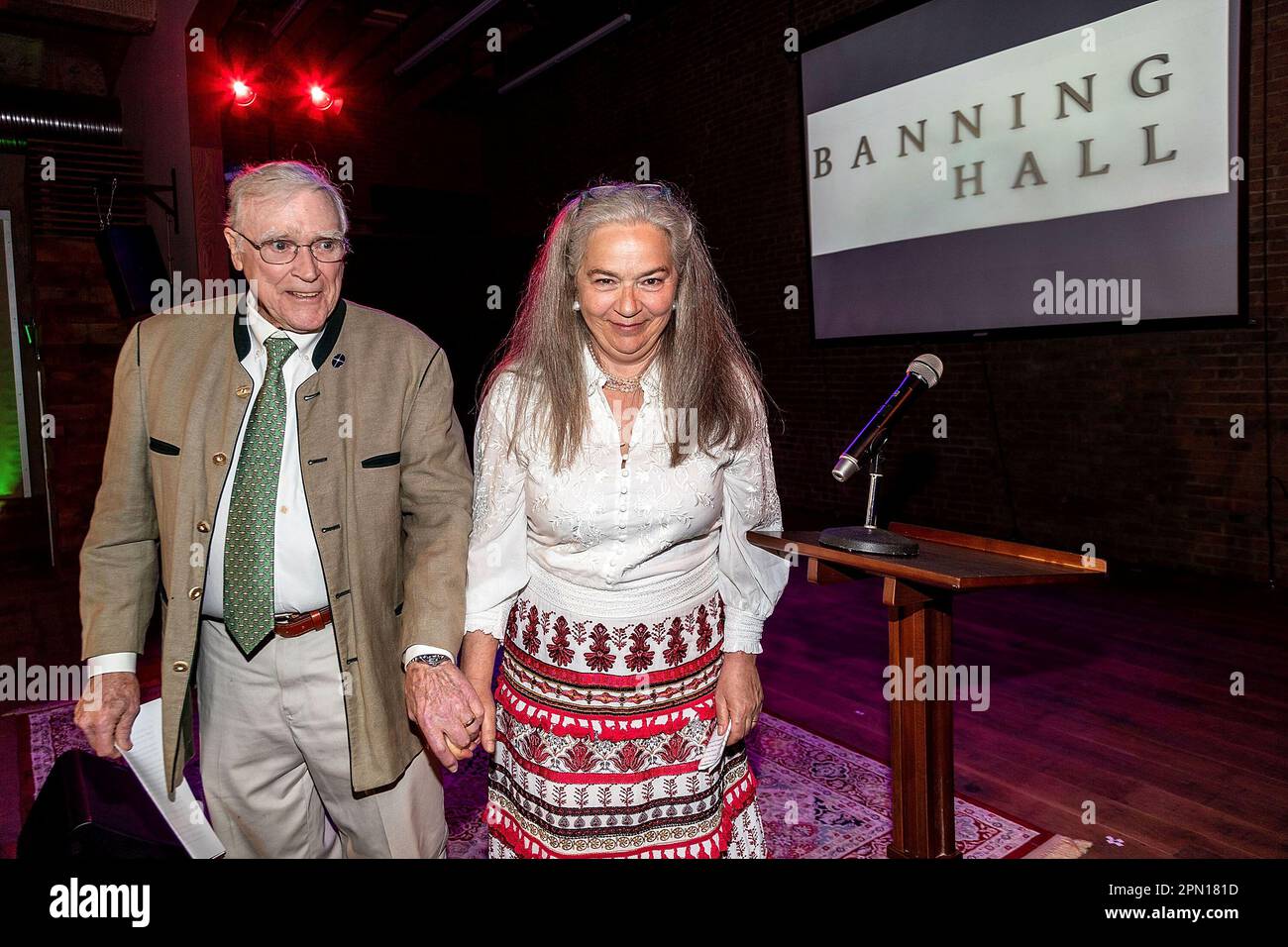 Pine Plains, NY, USA. 15th Apr, 2023. Jack Banning, Irene Banning at
