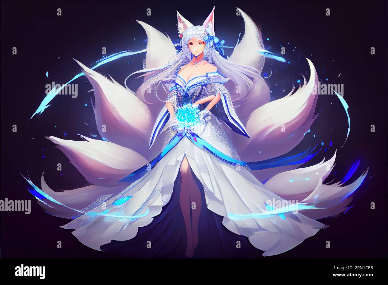 NineTailed Fox Ahri League of Legends game 25 Apr 2019Random Anime  Arts rARTs Collection of anime pictures