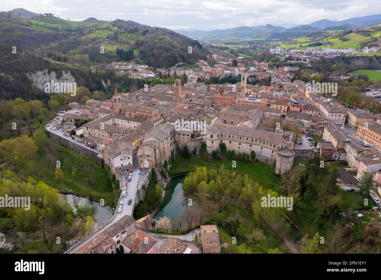 Urbino italy aerial hi-res stock photography and images - Alamy