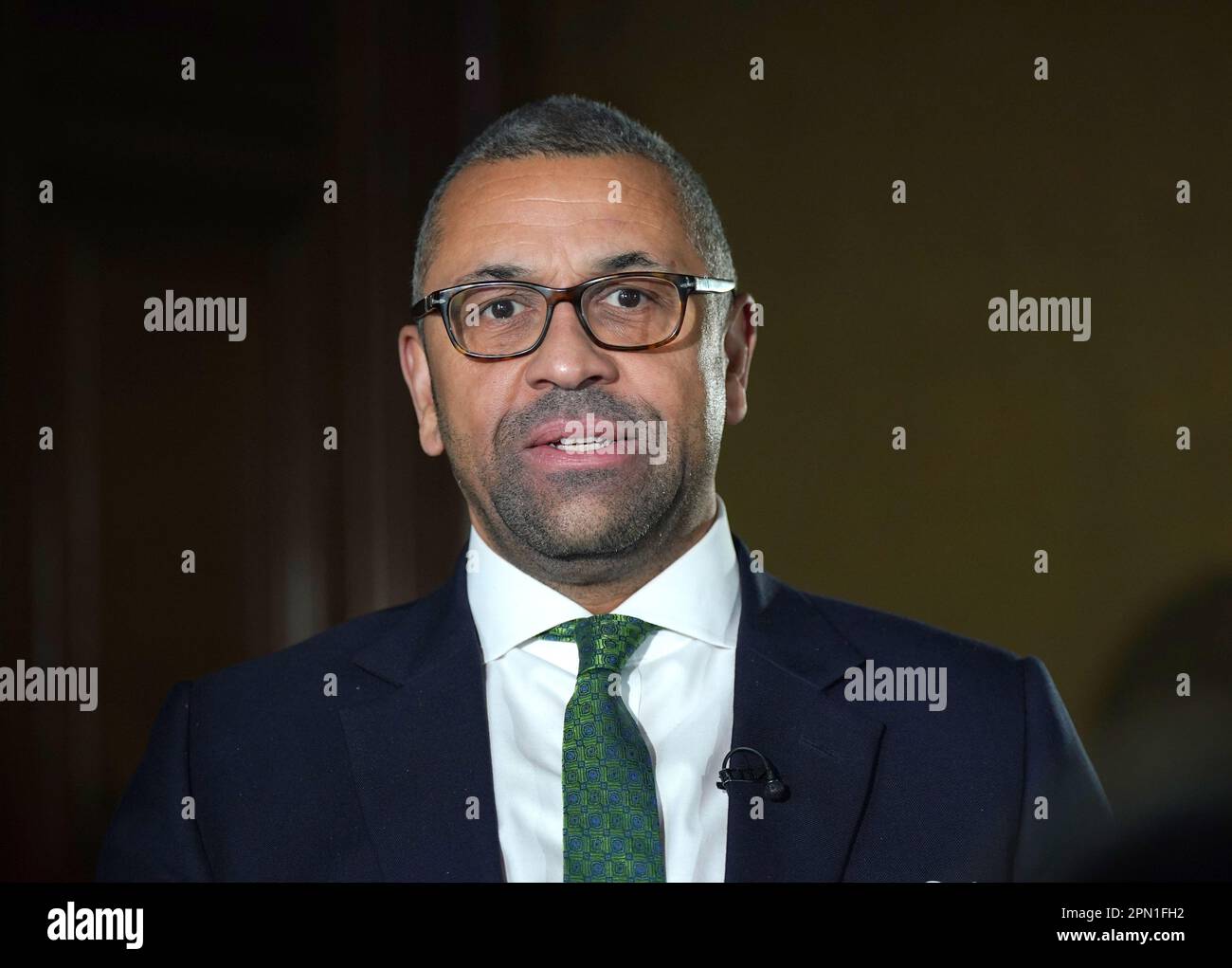 File photo dated 06/02/23 of Foreign Secretary James Cleverly, who will use a trip to the G7 foreign ministers' meeting in Japan, and then to the Pacific Islands and New Zealand, to promote a 'free and open' Indo-Pacific. Stock Photo