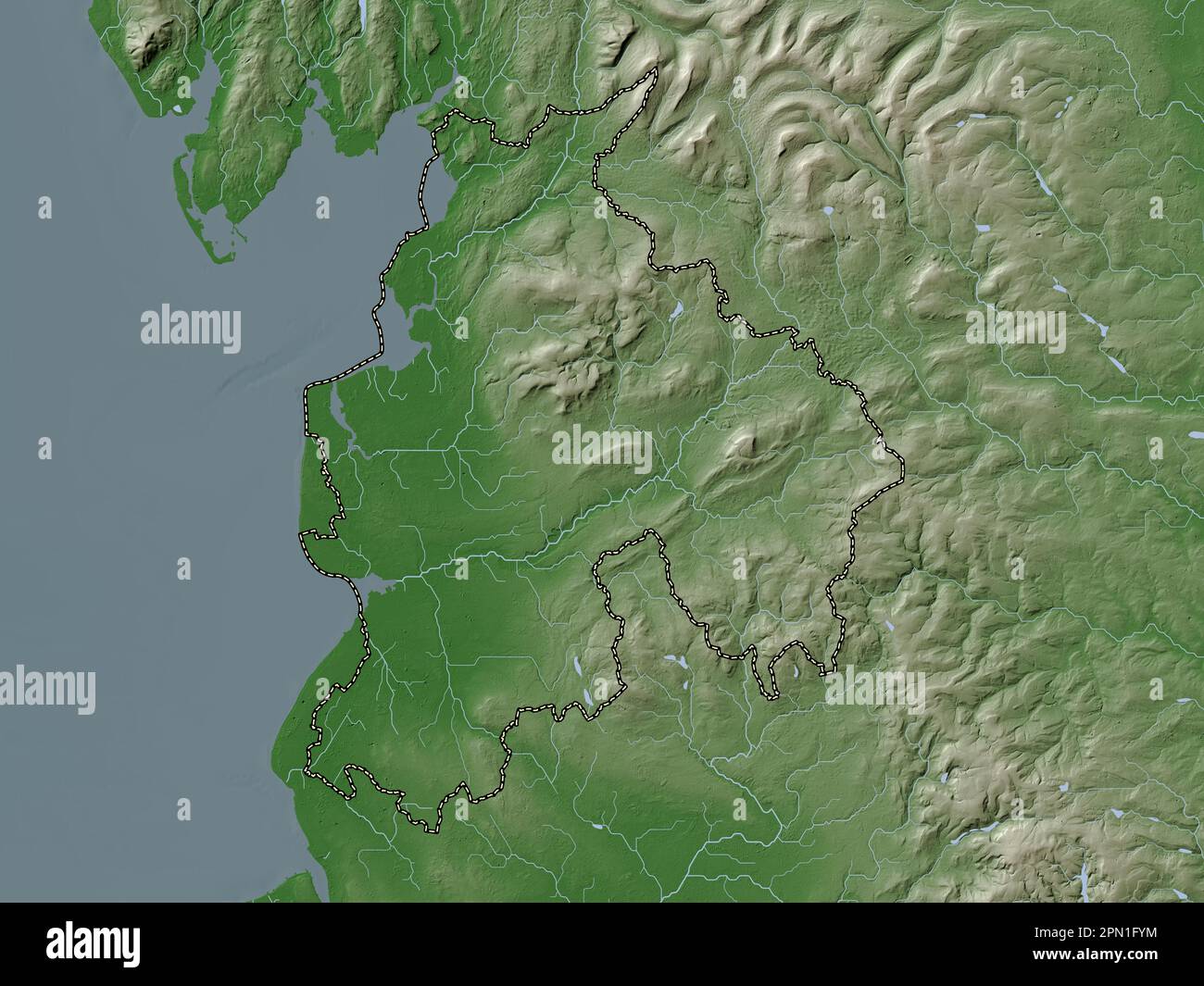 Lancashire, administrative county of England Great Britain. Elevation
