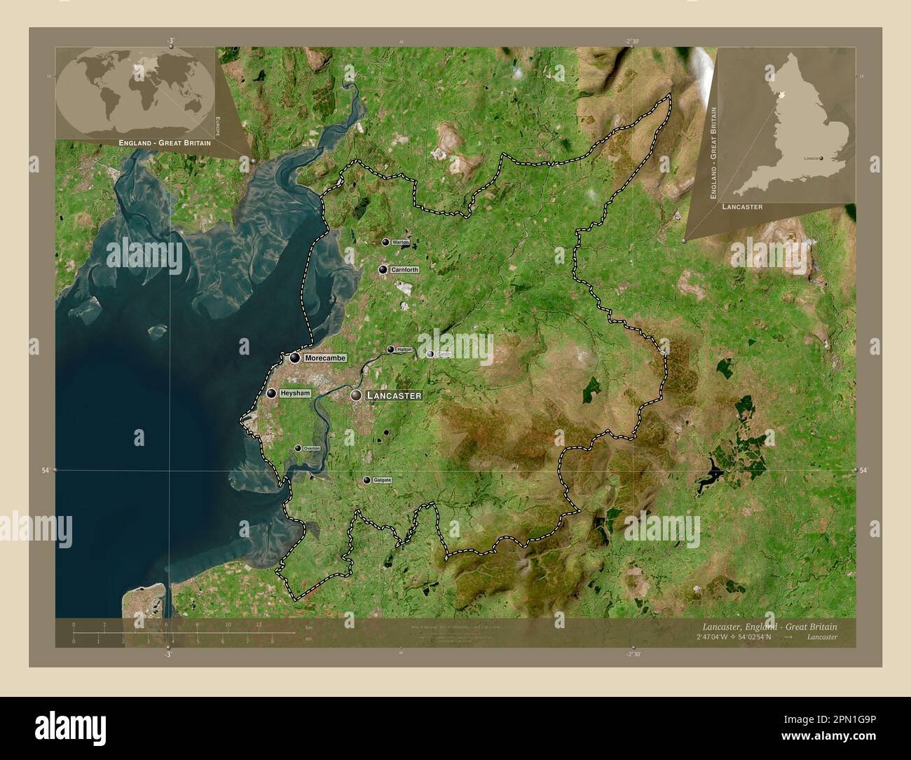 Lancaster, non metropolitan district of England Great Britain. High