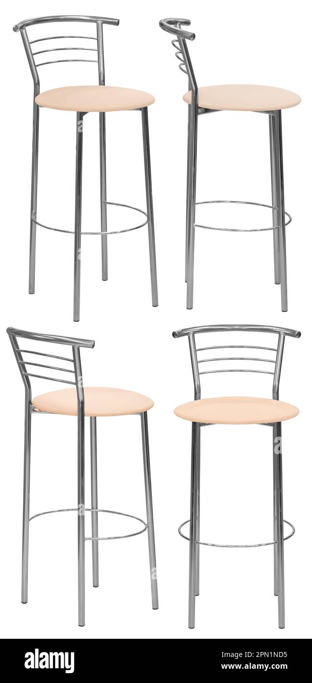 Bar stool. Interior element. Isolated from the background. From