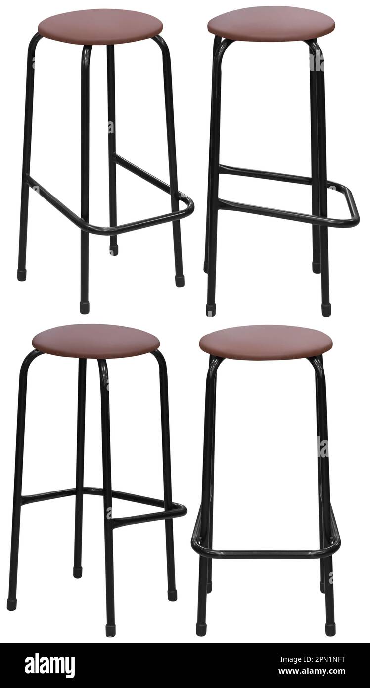 Bar stool. Interior element. Isolated from the background. From