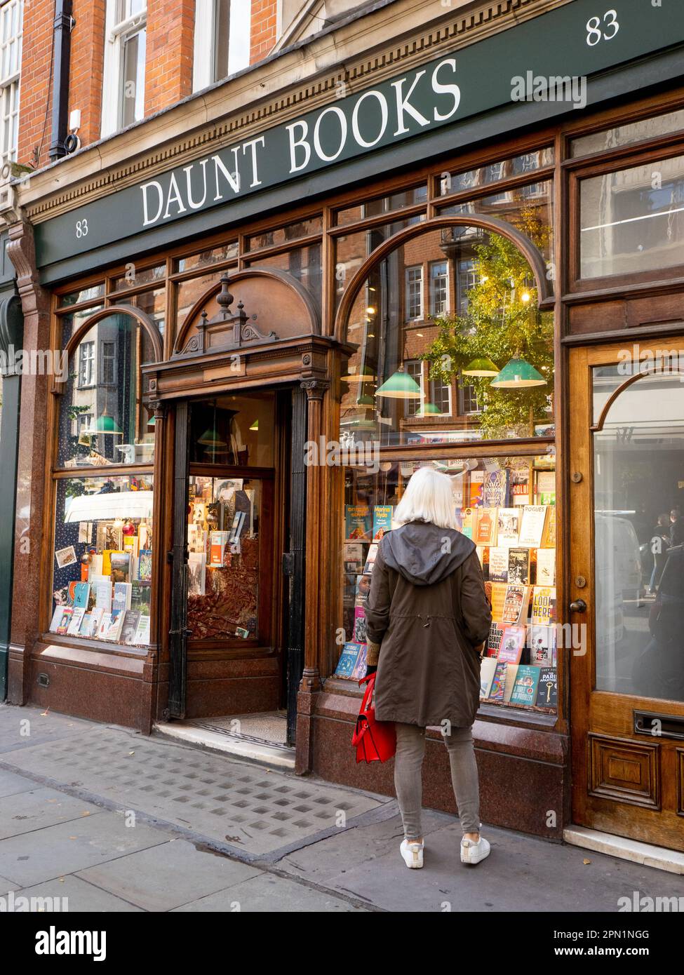 Daunt Books Marylebone Bookshop on the 16th November 2022 in London, England.  Credit: SMP News Stock Photo