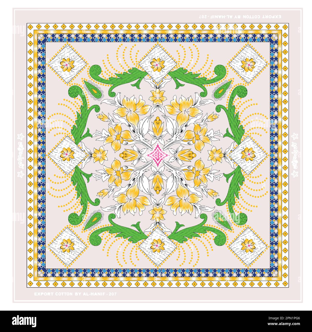 Vintage graphic textile Cut Out Stock Images & Pictures - Alamy