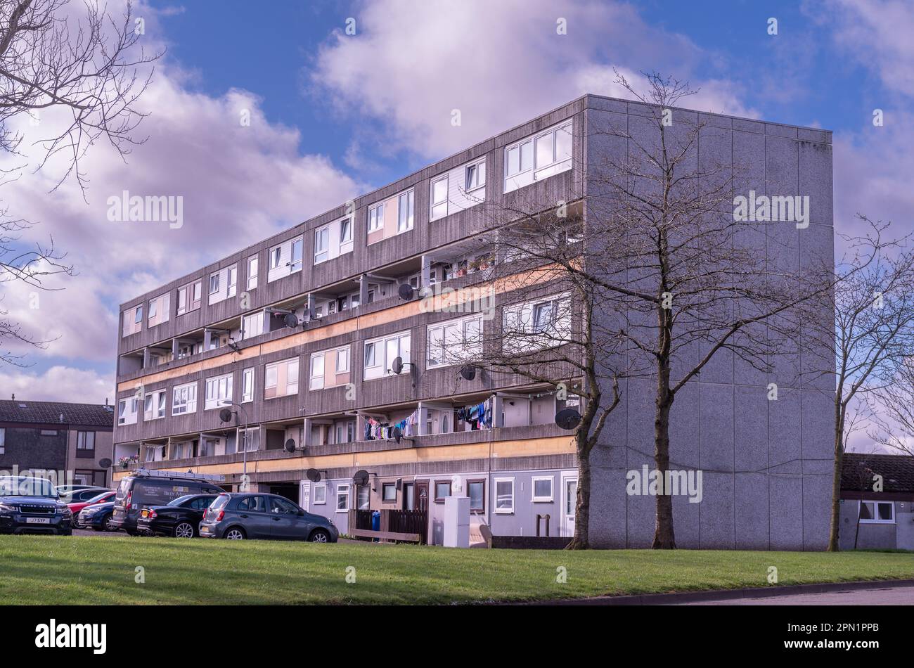 council housing around abbotsford Drive, Glenrothes Stock Photo Alamy
