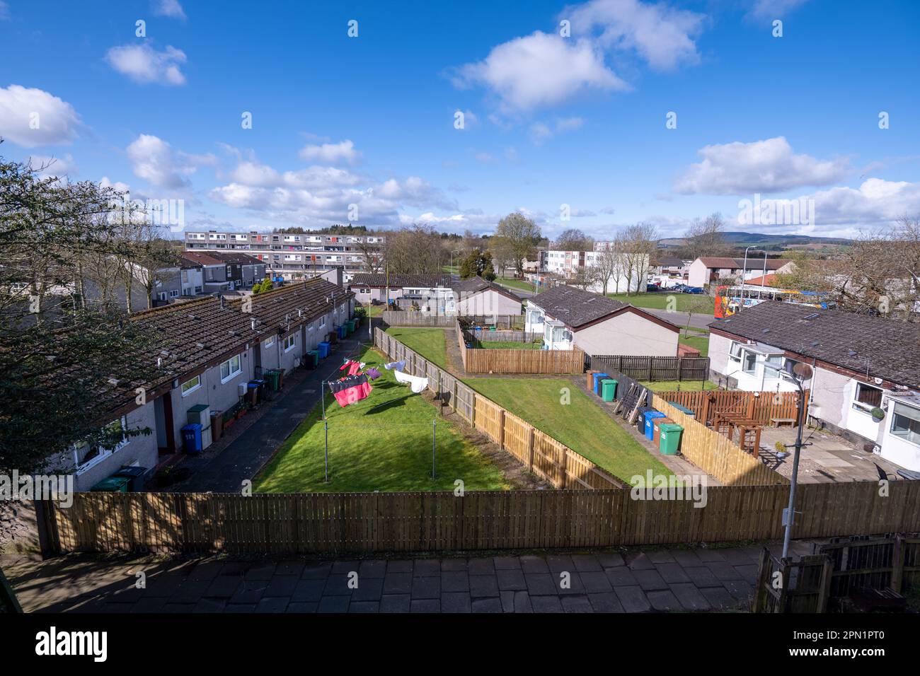 council housing around abbotsford Drive, Glenrothes Stock Photo Alamy