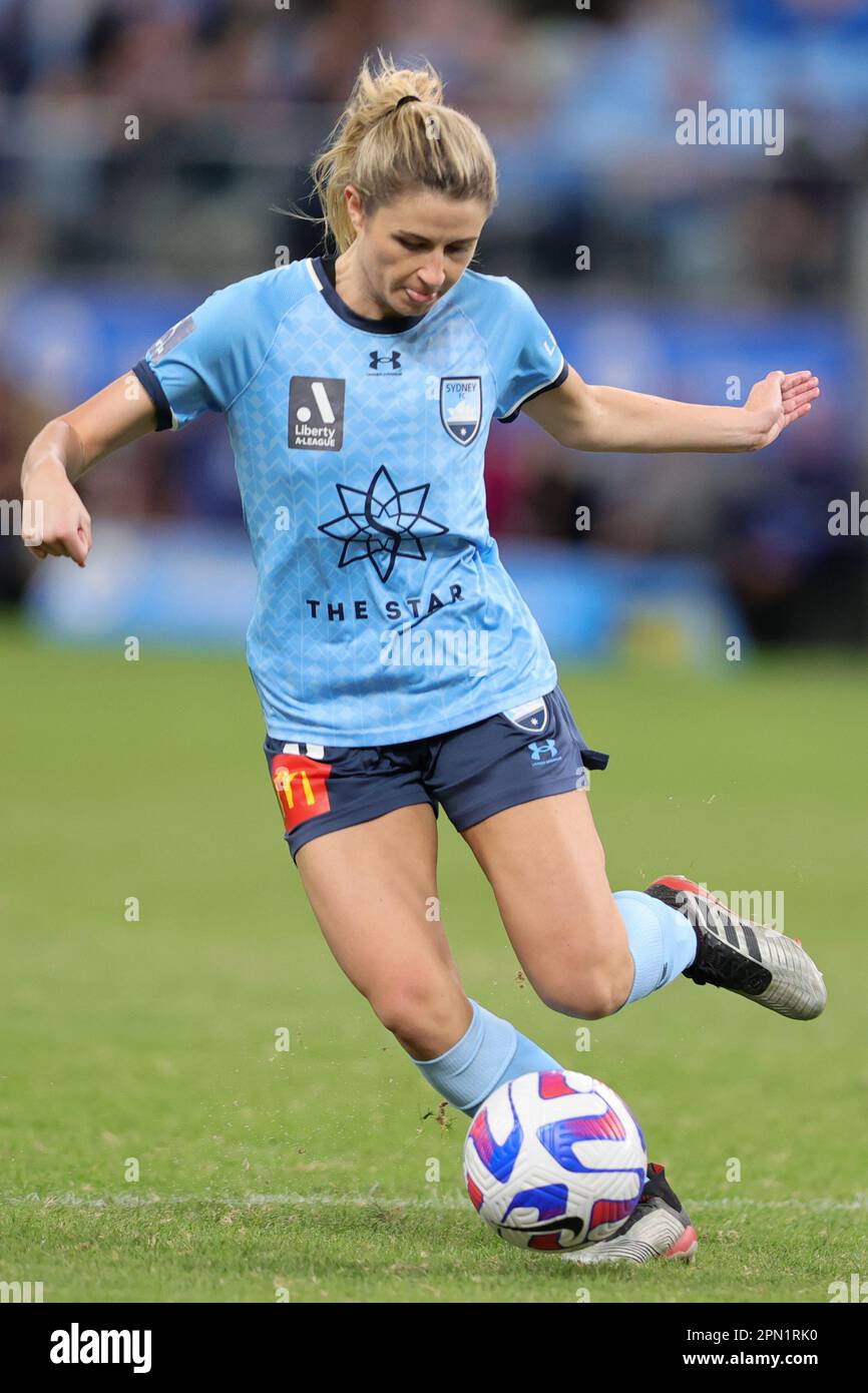 Sydney, Australia. 16th Apr, 2023. Charlotte McLean of Sydney FC passes