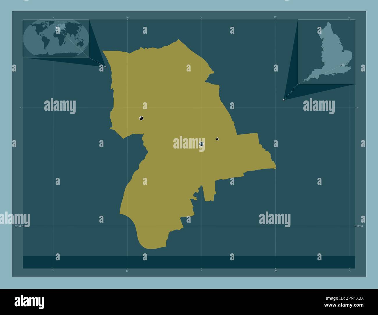 Havering map hi-res stock photography and images - Alamy