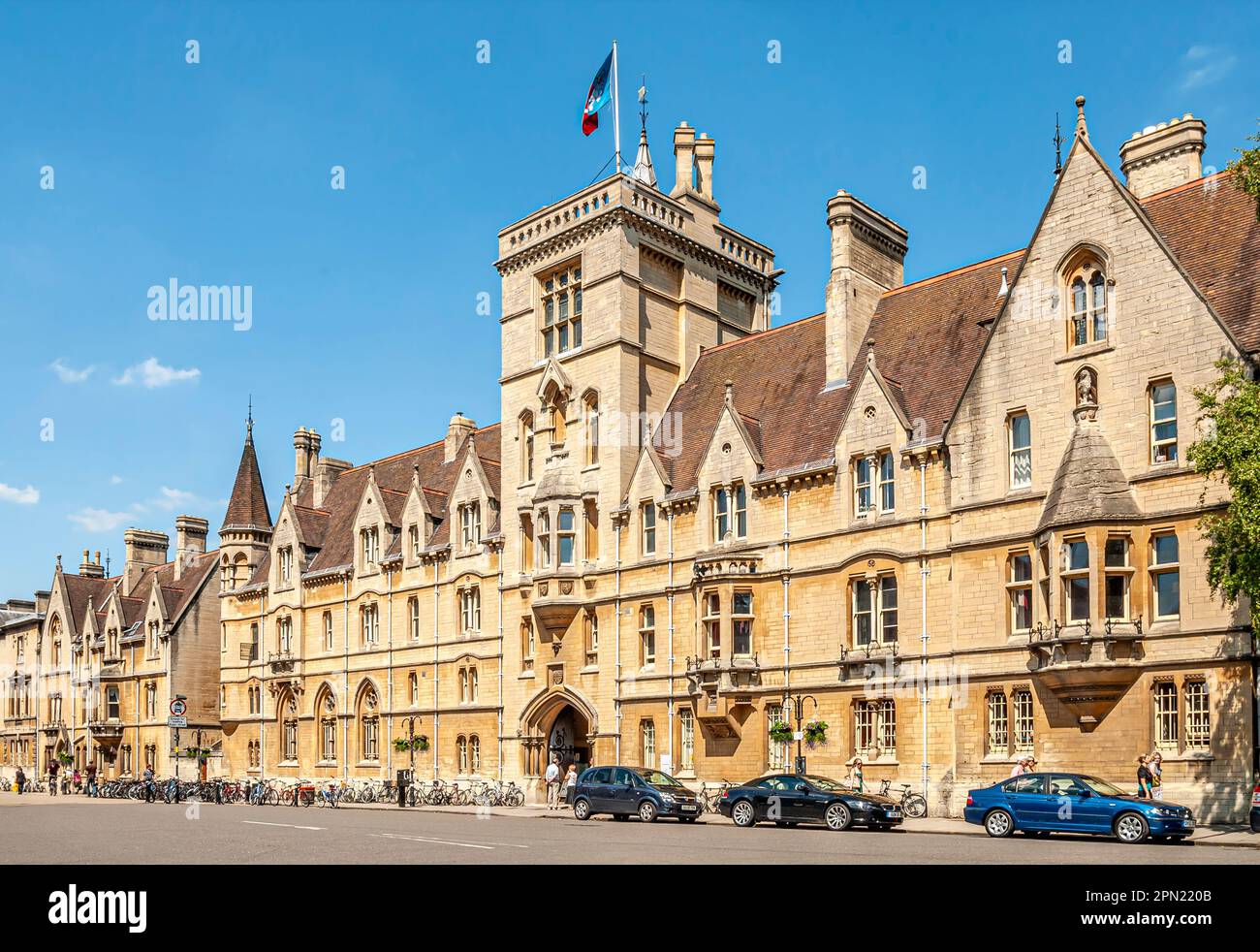 Magdalene College founded in 1458 in Oxford, Oxfordshire, England Stock Photo