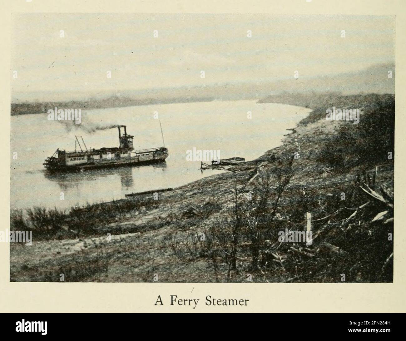 A Ferry Steamer from the book ' Highways and byways of the South ' by