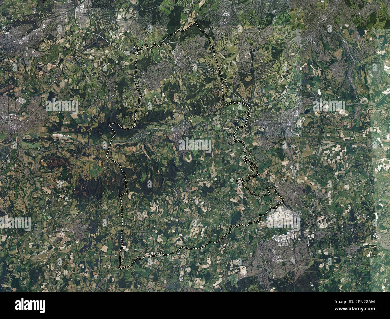 Mole Valley, non metropolitan district of England Great Britain. High