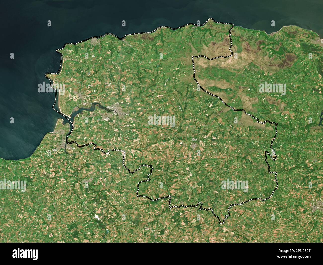North Devon, non metropolitan district of England - Great Britain. Low ...