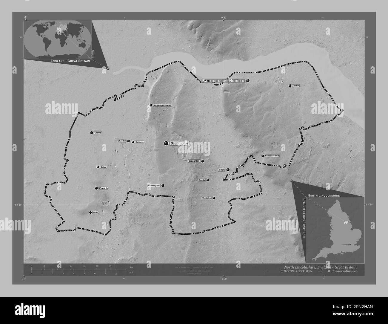 North Lincolnshire, unitary authority of England Great Britain