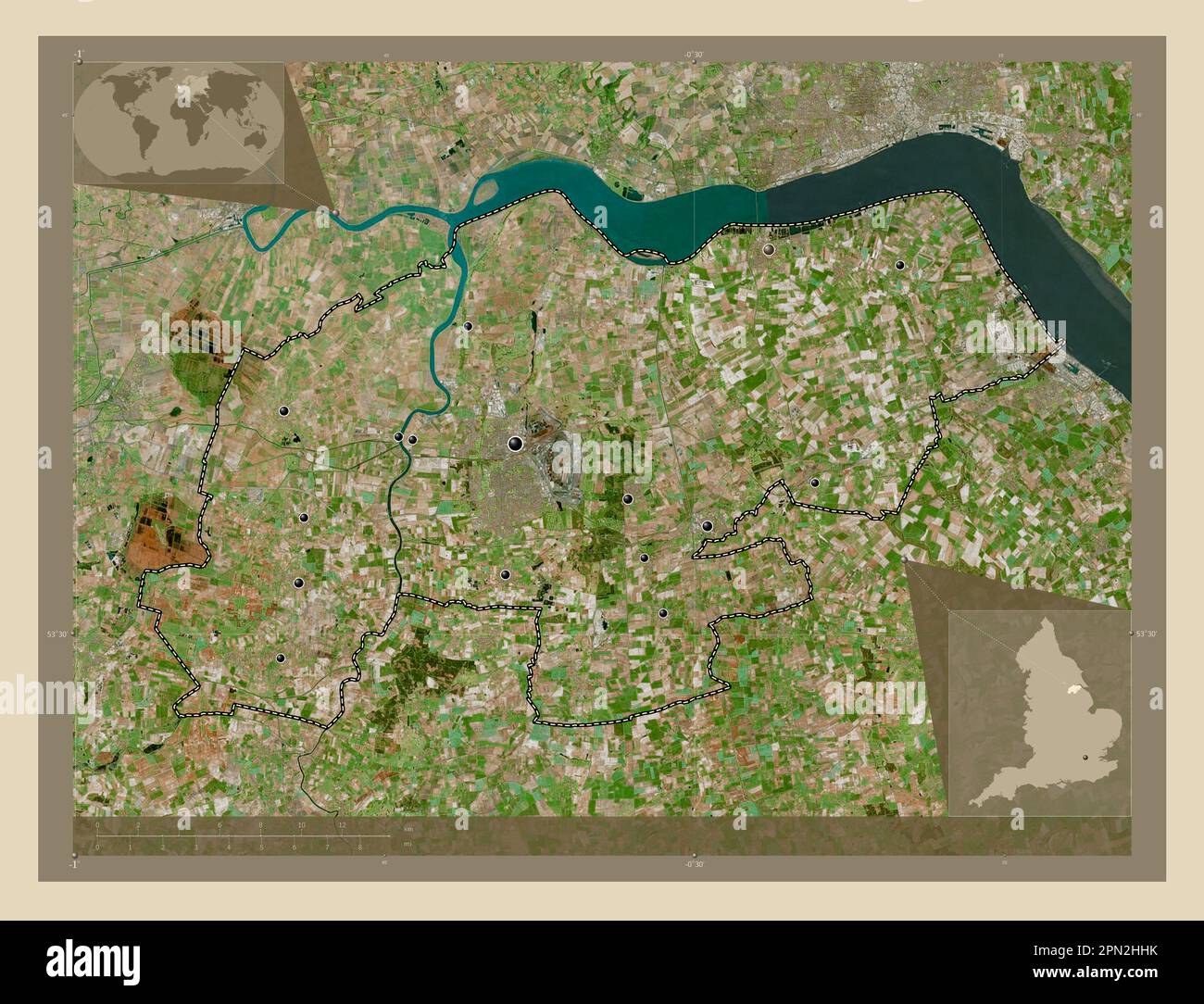 North Lincolnshire, unitary authority of England Great Britain. High