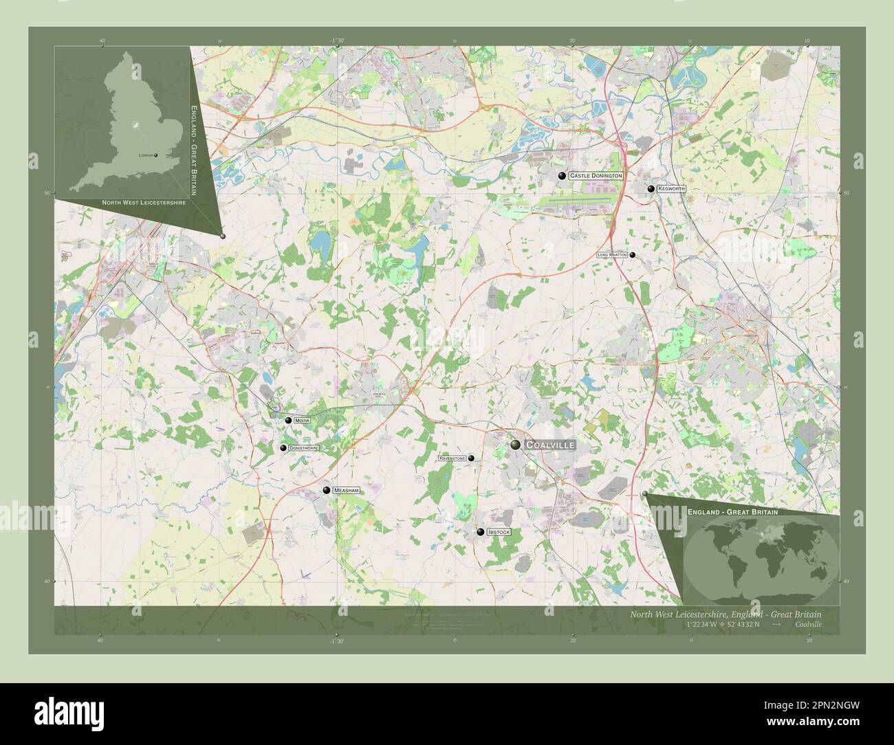 North West Leicestershire, non metropolitan district of England Great