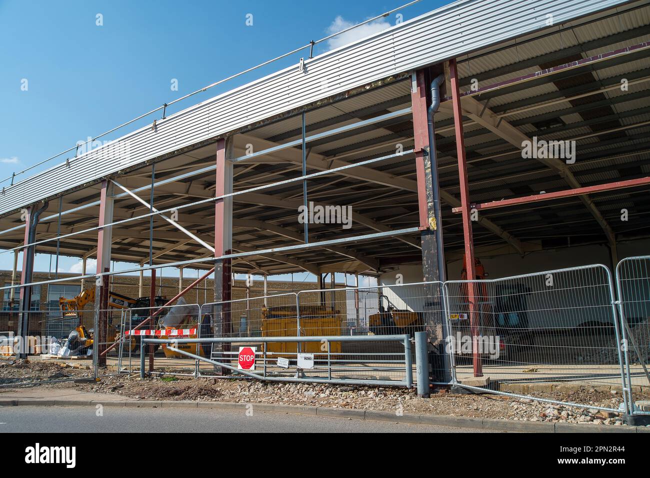 Slough, Berkshire, UK. 15th April, 2023. A new Aldi supermarket under