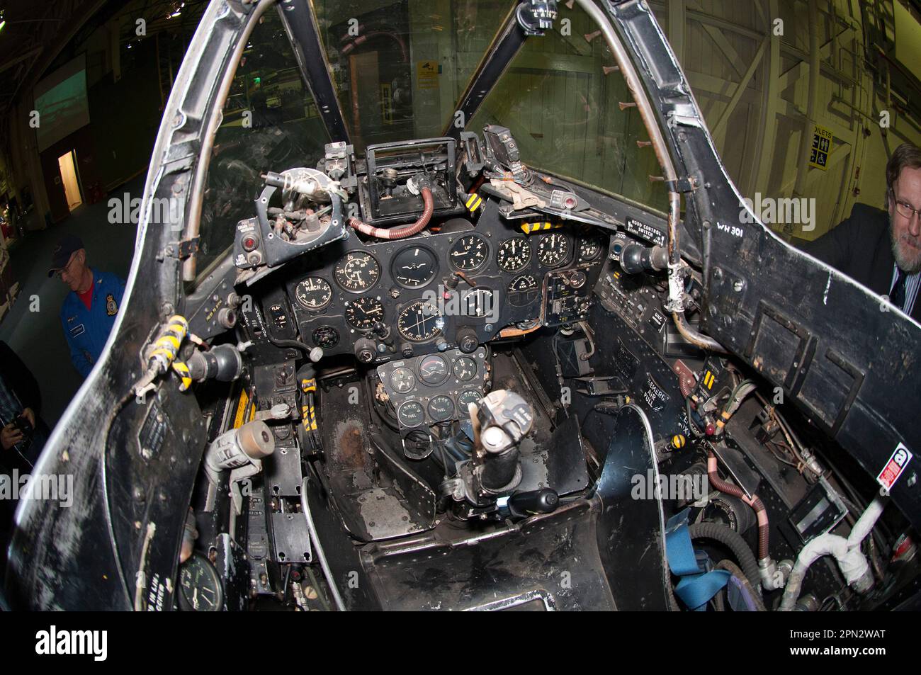 Gloster Meteor F8 cockpit Stock Photo - Alamy