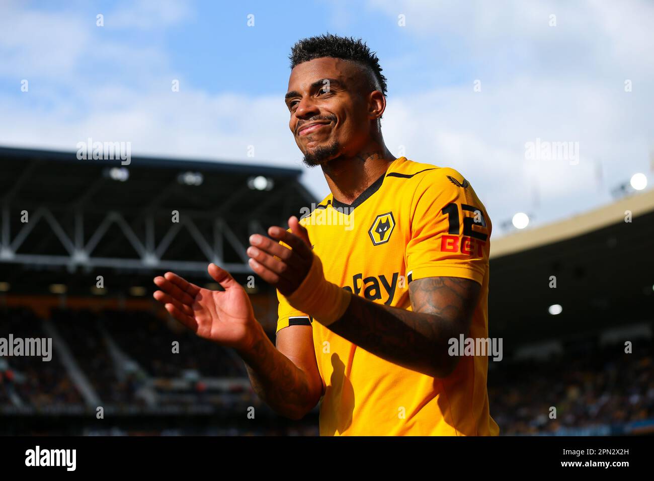 Wolverhampton Wanderers' Mario Lemina during the Premier League match ...
