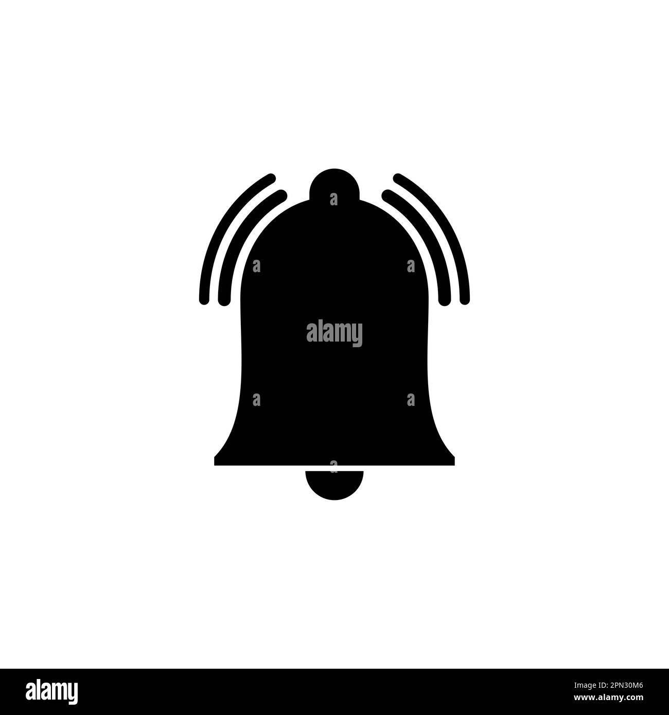Bell Icon vector. Notification icon for your web site design Stock ...
