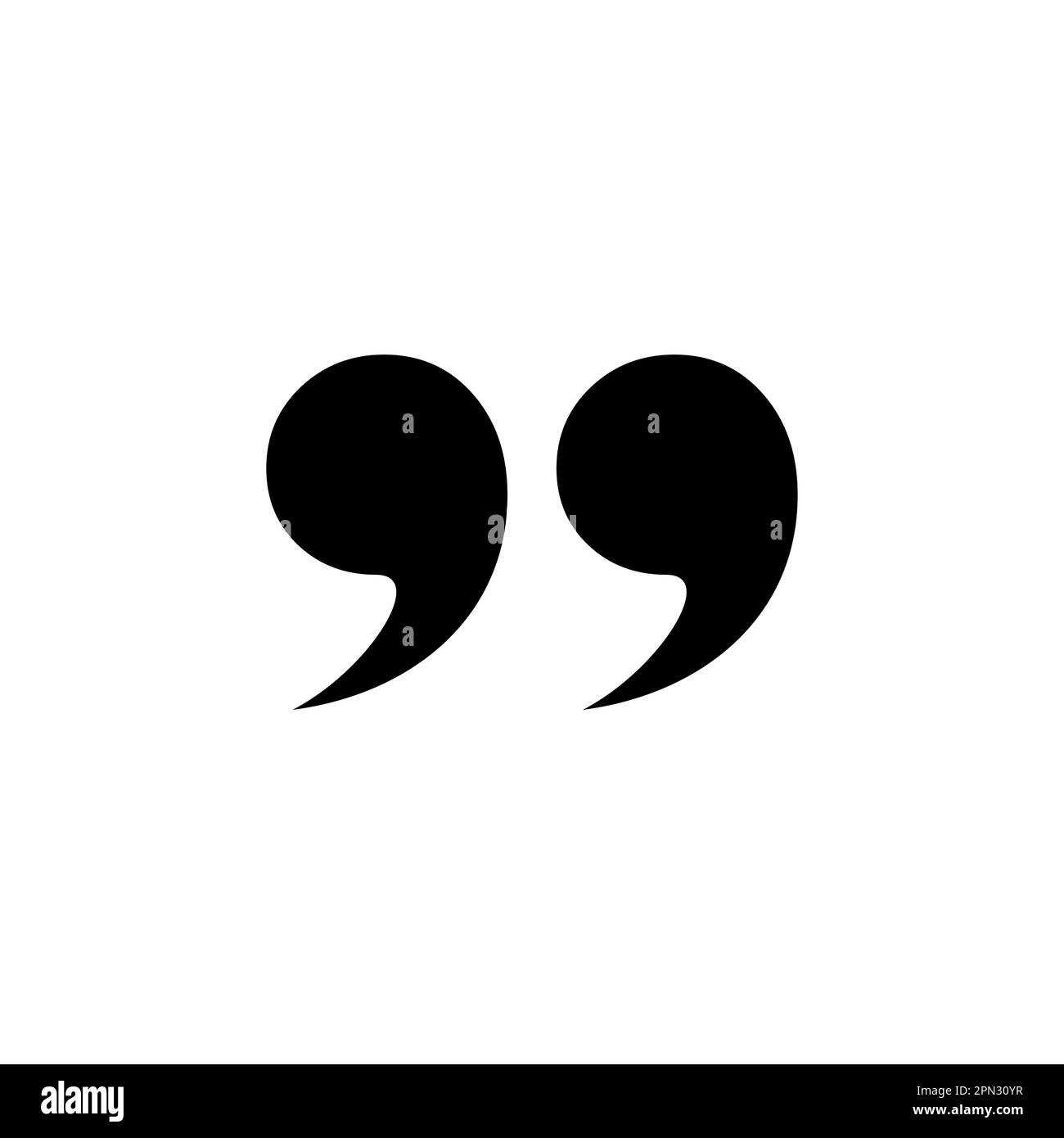 Quote icon vector. Quotation mark symbol Stock Vector Image & Art Alamy