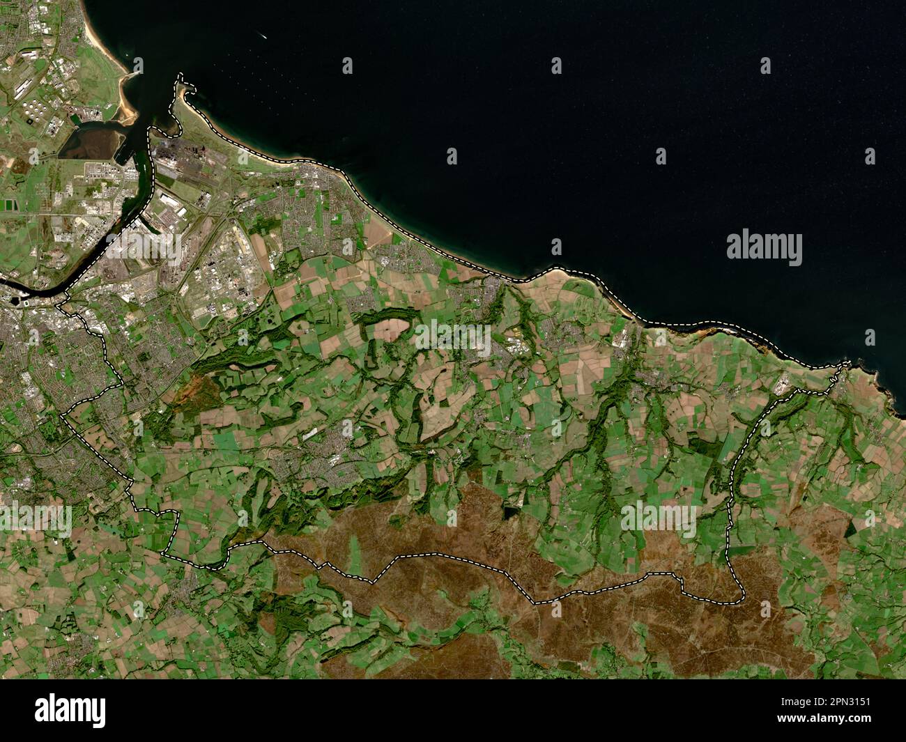 Redcar and Cleveland, unitary authority of England Great Britain. Low