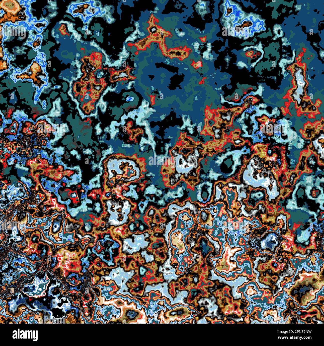 Multicolored grunge texture. Composition of different color patterns ...