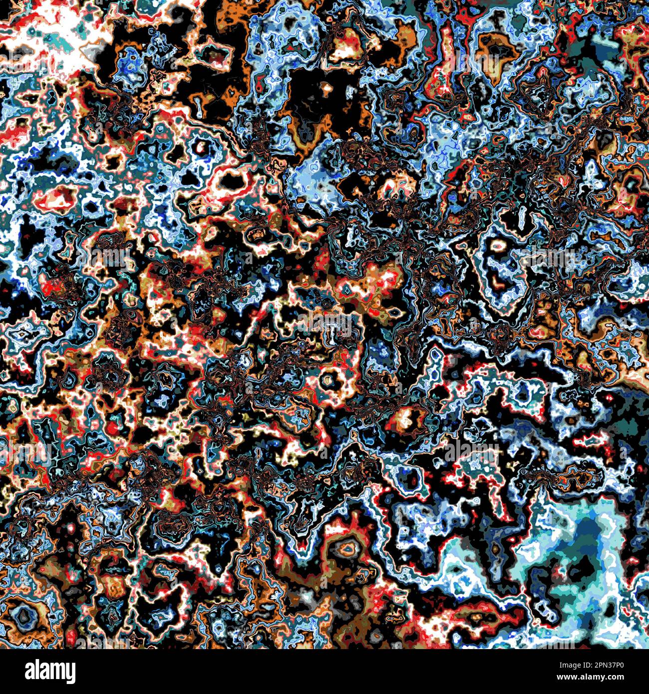 Multicolored grunge texture. Composition of different color patterns ...