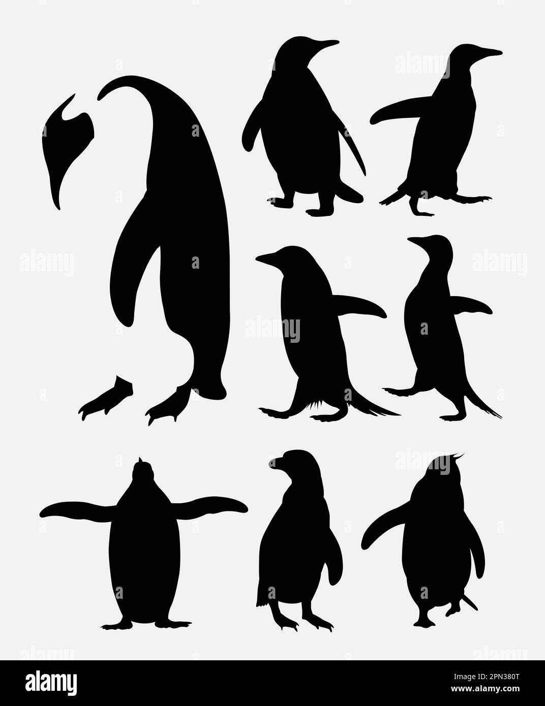 Penguin Couple Silhouette penguin-couple-silhouette