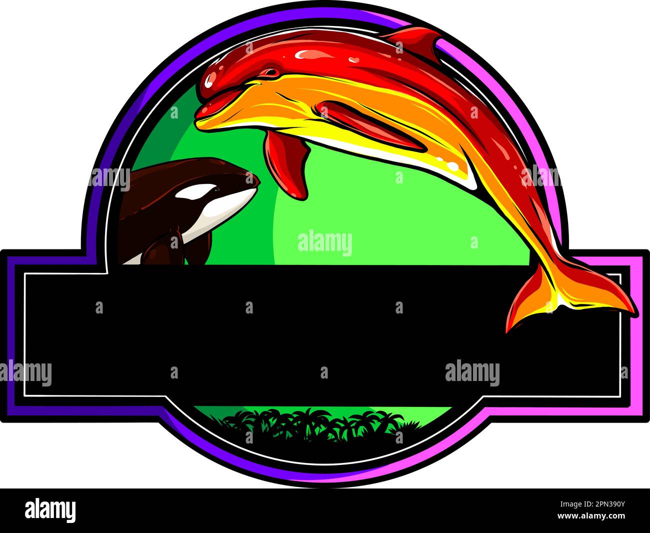 Channel islands National Park poster vector
