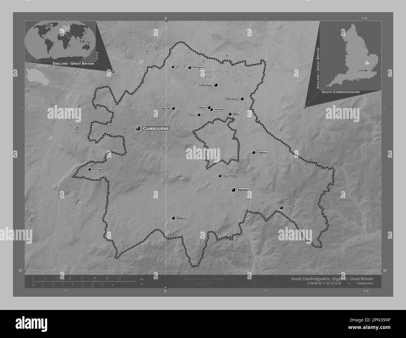 South Cambridgeshire, non metropolitan district of England Great