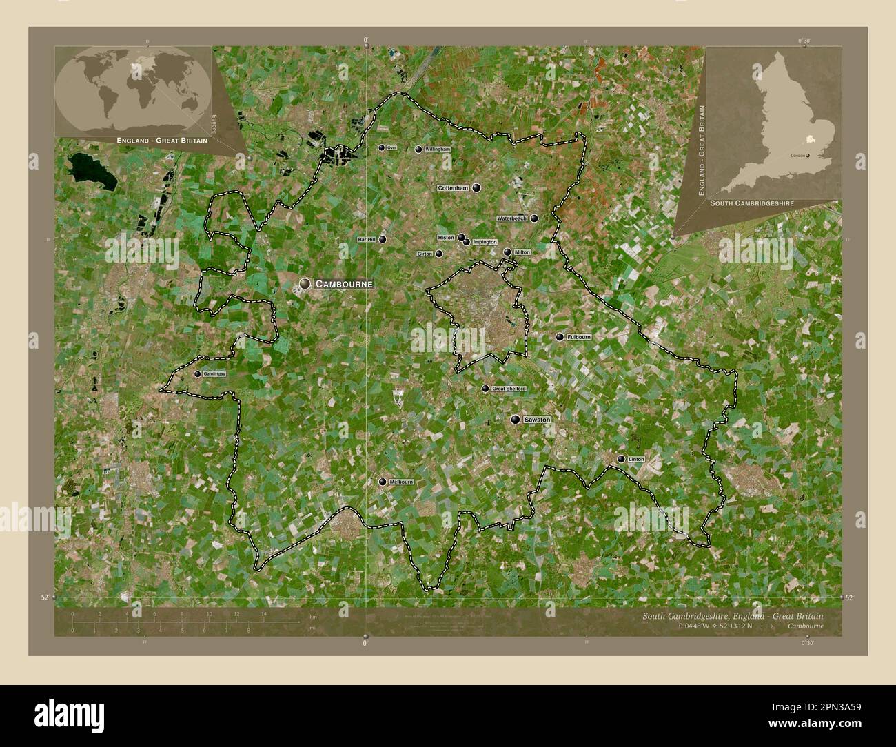 South Cambridgeshire, non metropolitan district of England Great