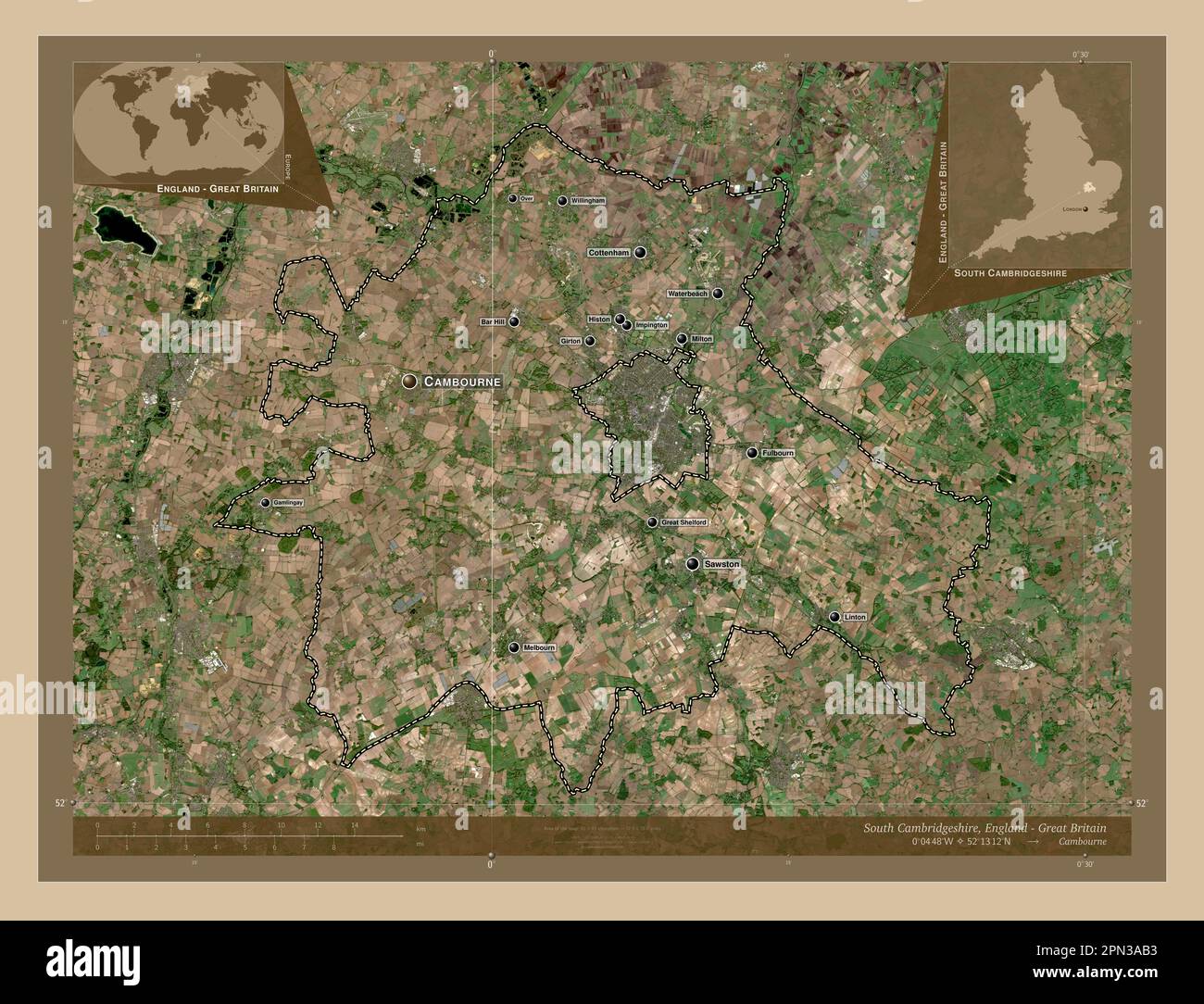 South Cambridgeshire, non metropolitan district of England Great