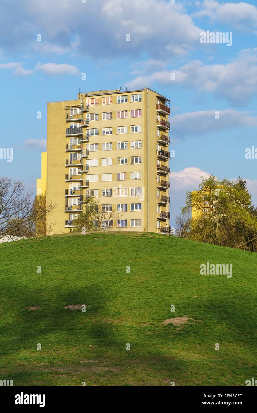 The facade of a big block of flats hi-res stock photography and images ...