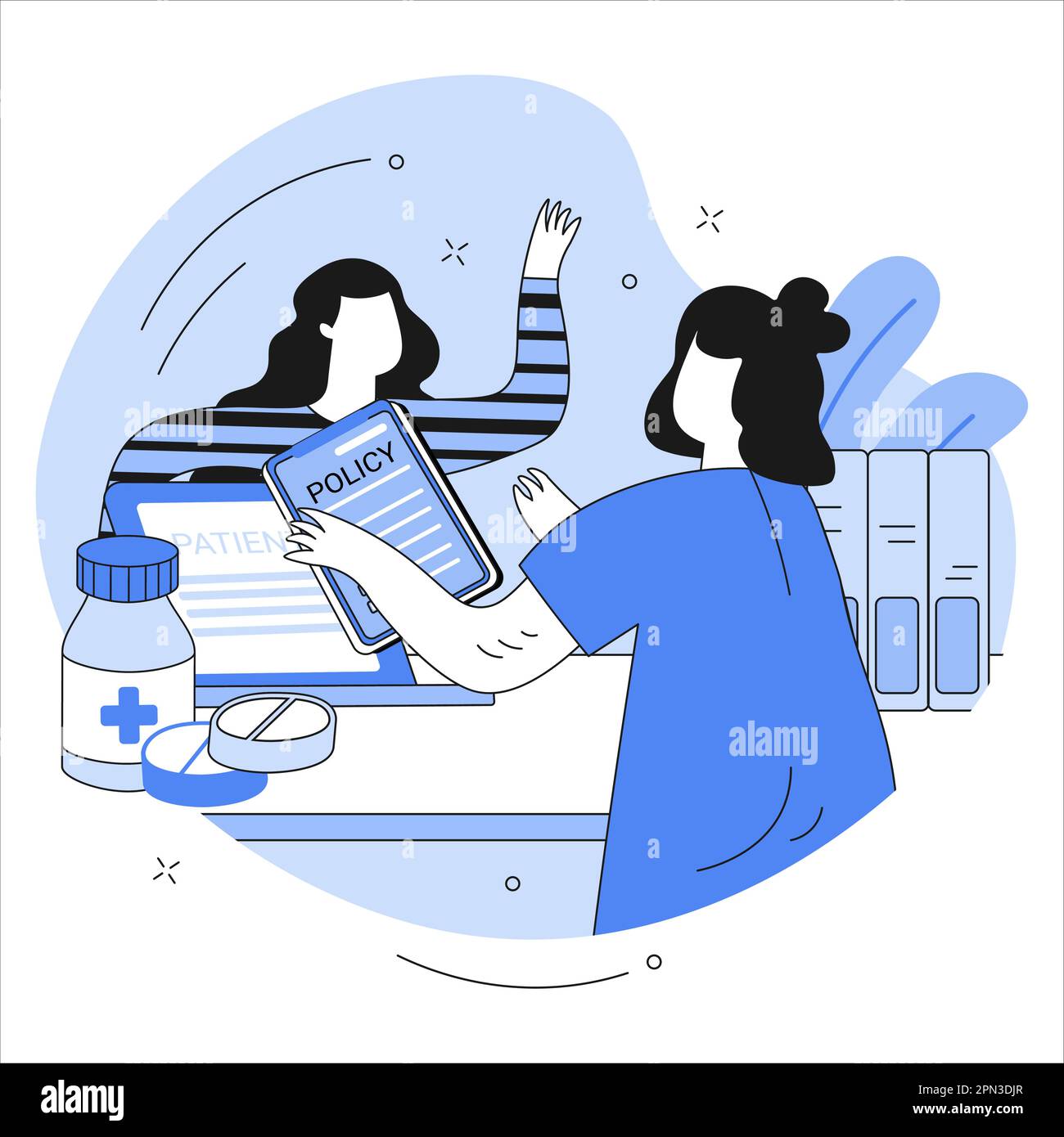 Patient care issues Stock Vector Images Alamy