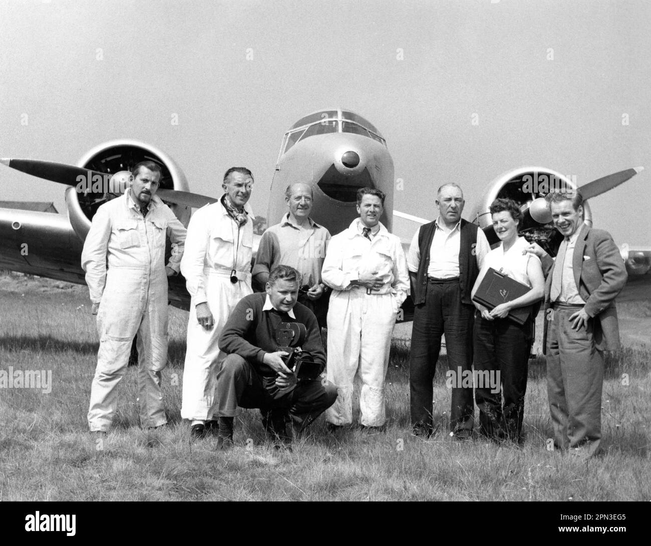 Second Unit Director of Photography GORDON DINES (2nd left) and Crew