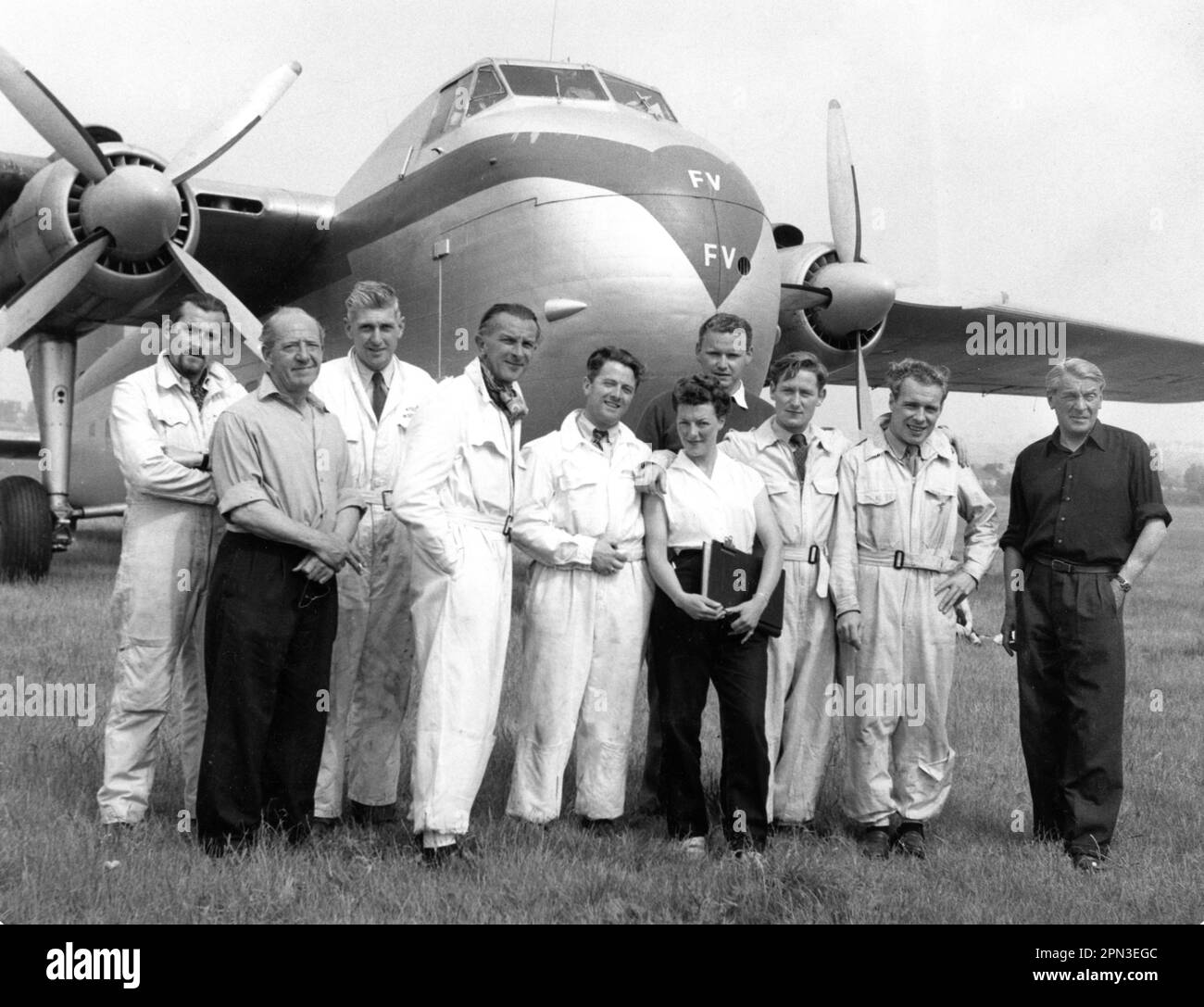 Second Unit Director of Photography GORDON DINES (4th from left) and
